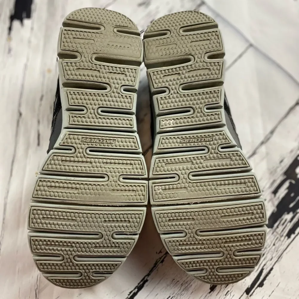Skechers Sport Flex Sole Black and Gray Size 10